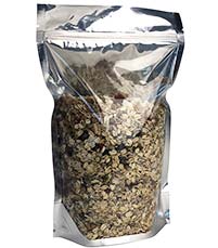Metallized Back Stand Up Pouches 4x6-2.5 Bottom Gusset